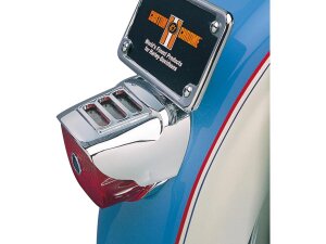 Slotted Tailight Cover Chrome