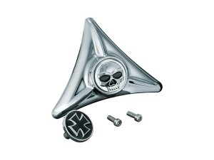 License Plate Mount Hole Cover Chrome