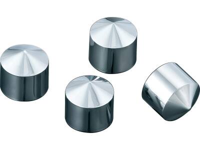 Peaked Rocker Box Bolt Cover Chrome