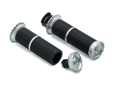 Riot Grips Silver 7/8" Throttle By Wire