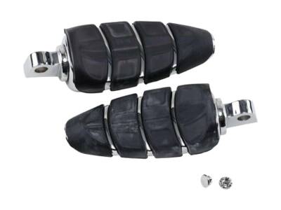 Kinetic Pegs with Male Mount Adapters, Chrome Foot Pegs (Male Mount)