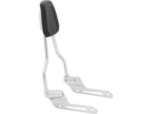 Simple Passenger Backrest For 06-17 Softail Chrome