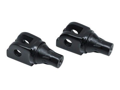 Tapered Male Mount Peg Adapters Gloss Black
