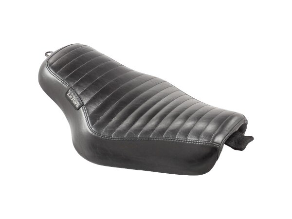 Streaker Pleated Stitch Seat Black Vinyl