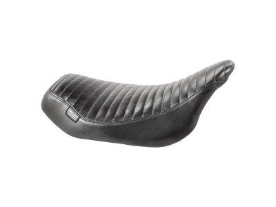 Streaker Pleated Stitch Seat Black Vinyl