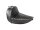 Stubs Pleated Stitch Seat Black Vinyl