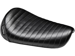 Bare Bones Solo Seat Pleated Stitch Black Vinyl