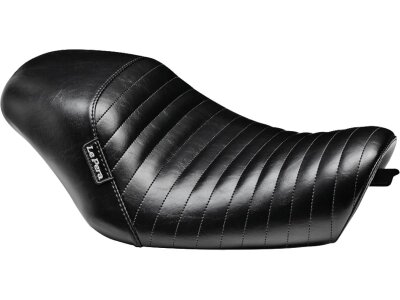 Bare Bones Solo Seat Pleated Stitch Black Vinyl