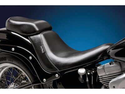 Bare Bones Gel Pillion Pad Smooth Black Vinyl