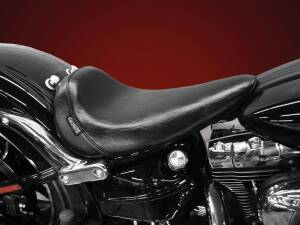 Bare Bones Gel Solo Seat Smooth Black Vinyl