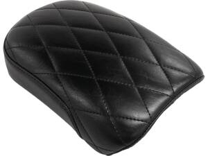 Bare Bones Pillion Pad Diamond Stitch Black Vinyl