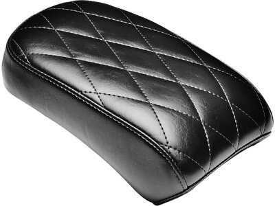 Bare Bones Pillion Pad Diamond Stitch Black Vinyl
