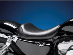 Bare Bones Gel Solo Seat Smooth Black Vinyl