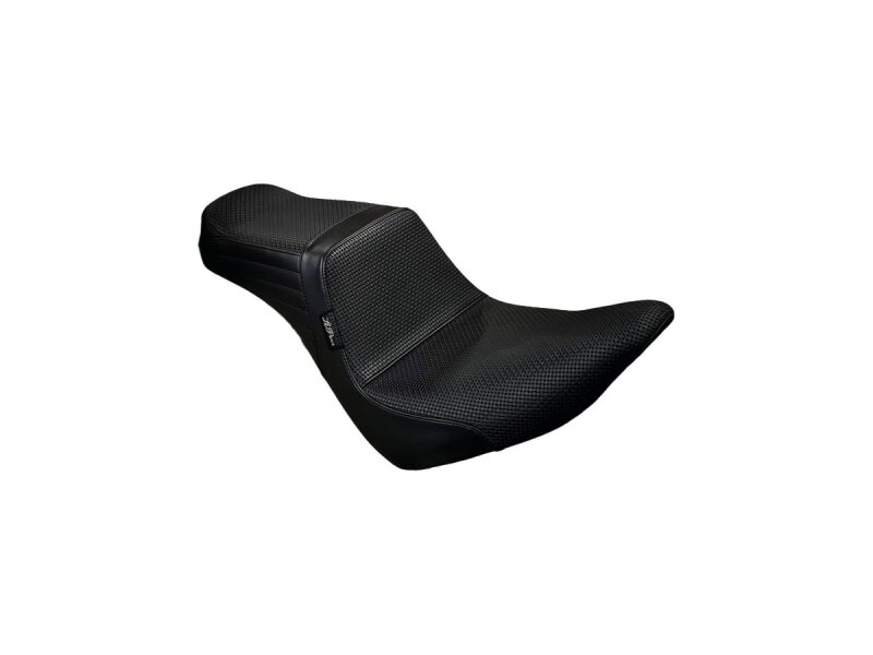Tailwhip Seat Basket Weave, Driver Seating: 10.75" Wide with 6" Back Support, Passenger Seating 7" Wide Black Vinyl