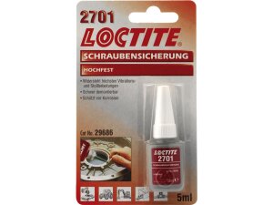 Loctite Threadlocker 2701 Heavy Duty Strenghts - 5ml