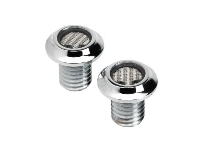 Radius Breather Bolts 1/2"-13 Chrome