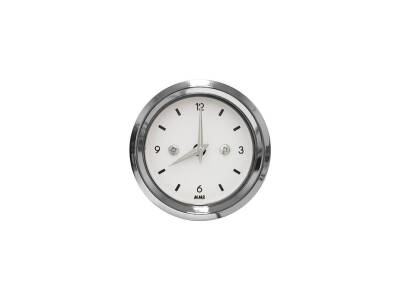 CLOCK BASIC BLK / WHT / WHT LIGHT Clock