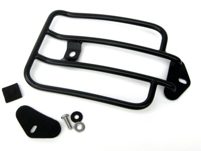 6" Solo Luggage Rack Black Satin