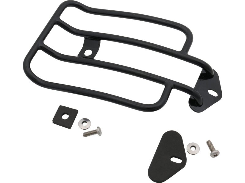 6" Solo Luggage Rack Gloss Black