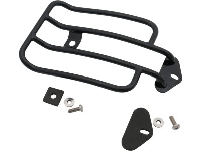 6" Solo Luggage Rack Gloss Black