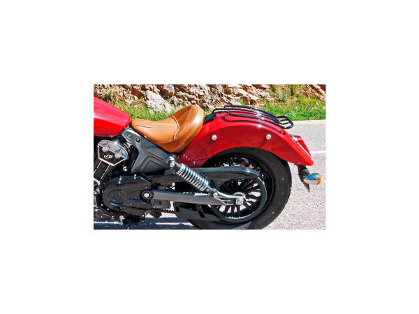 7" Solo Luggage Rack Black