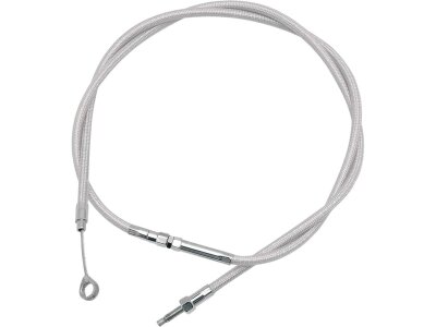 Armor Coated Coil Wound (CW) Clutch Cable +4" Stainless Steel Clear Coated 58,7"