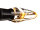 mo.blaze ice LED Turn Signal Black Anodized Clear LED