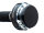 mo.blaze disc LED Bar End Turn Signal Right Side Black Anodized Clear LED