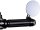 mo.view spy Bar End Mirror Black, Anodized