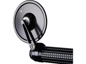 mo.view street Bar End Mirror Stem length: 60mm Black, Anodized