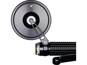 mo.view street Bar End Mirror Stem length: 60mm Black, Anodized
