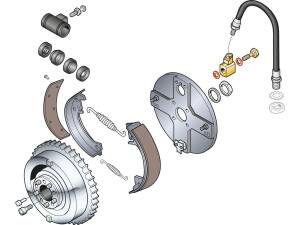 (10)COPPER CRUSH WSHR F/ R/ BR Cooper Crush Washer for Hydraulic Brake 58-72