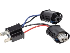 Female H9 and H11 to Male H4 Connector Headlight Adapter...