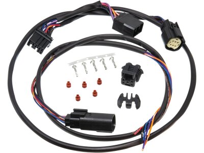 Plug-n-Play Complete Wiring Installation Kit with Quick Connector for Detachable Tour Pack For Retrofitting a 2014-Up tour pack to FL 1999-2013