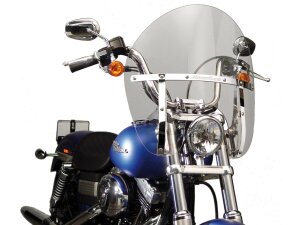 SwitchBlade Chopped Quick Release Windshield Height: 21,1", Width: 22,2" Clear