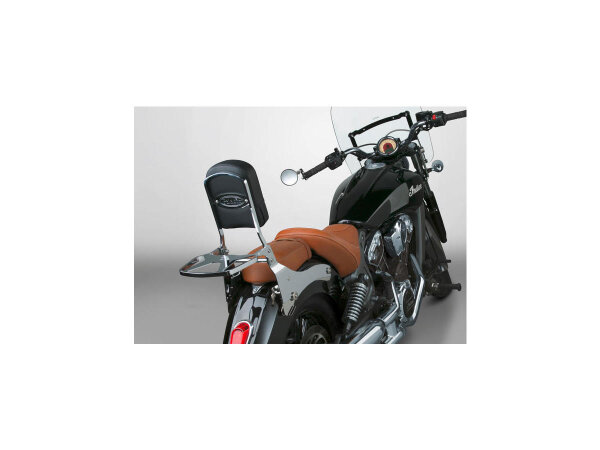 Paladin Backrest Luggage Rack Chrome