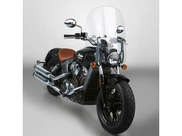 SwitchBlade 2-Up Quick Release Windshield Height: 26", Width: 23" Clear