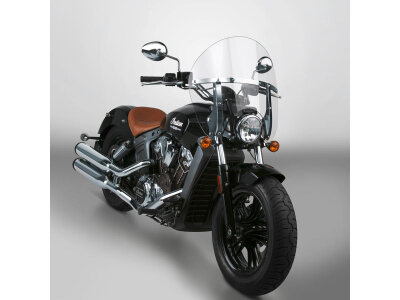 SwitchBlade Chopped Quick Release Windshield Height: 21,1", Width: 22,3" Clear