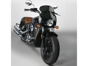 Wave QR® Quick Release Windshield Height: 10,5", Width: 21,5" Dark Smoke