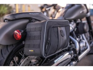 Route 1 Road Trip Saddlebags Black