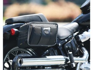 Route 1 Road Trip Saddlebags Black