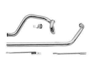 Independent Dual Headers for Softail Models Chrome...