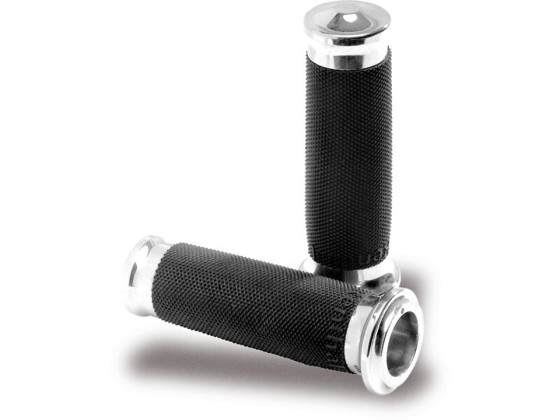 Contour Grips Black Chrome 1" Throttle Cables