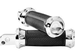 Overdrive Passenger Pegs Chrome