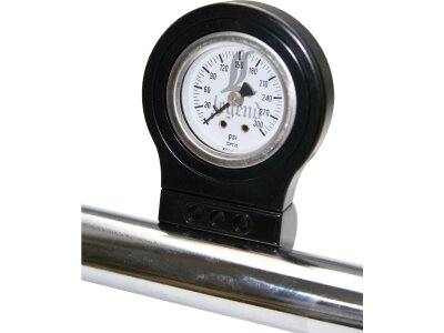 Gauge 1 1/4" Handlebar Adapter Black