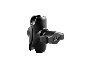 Double Socket Arm For 1" Rubber Balls Short Black...