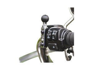 Clutch/Brake Reservoir Base Mount with 1" Ball Chrome