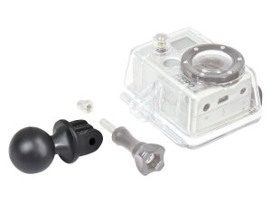 RAM Custom Gopro Hero Adapter With 1" Rubber Ball...