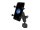 Torque X-Grip Handlebar Mounting Kit 3/4" - 1" Handlebar Clamp, Medium Arm and X-Grip For Phones Black Powder Coated
