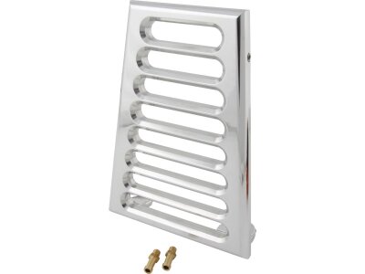 Flat Oil Cooler Kit Polished